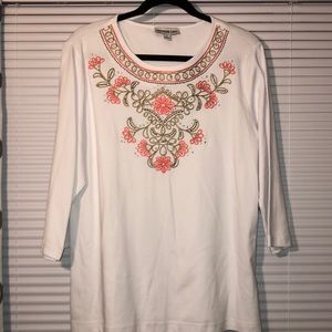NWT Embroidered Shirt